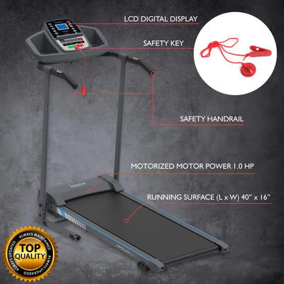 Folding Treadmill - Cardio Exercise Machine