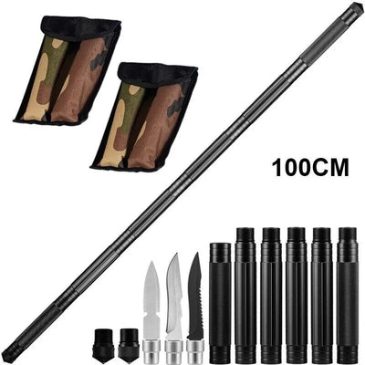 Tactical Multi Tool Kit Hiking Stick