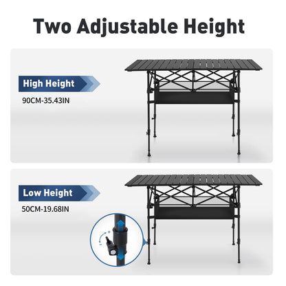 Portable Aluminum Camping Table