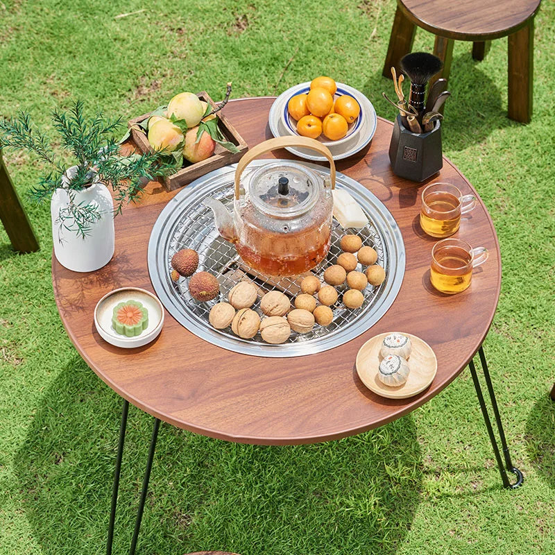 Folding Barbecue Round Table