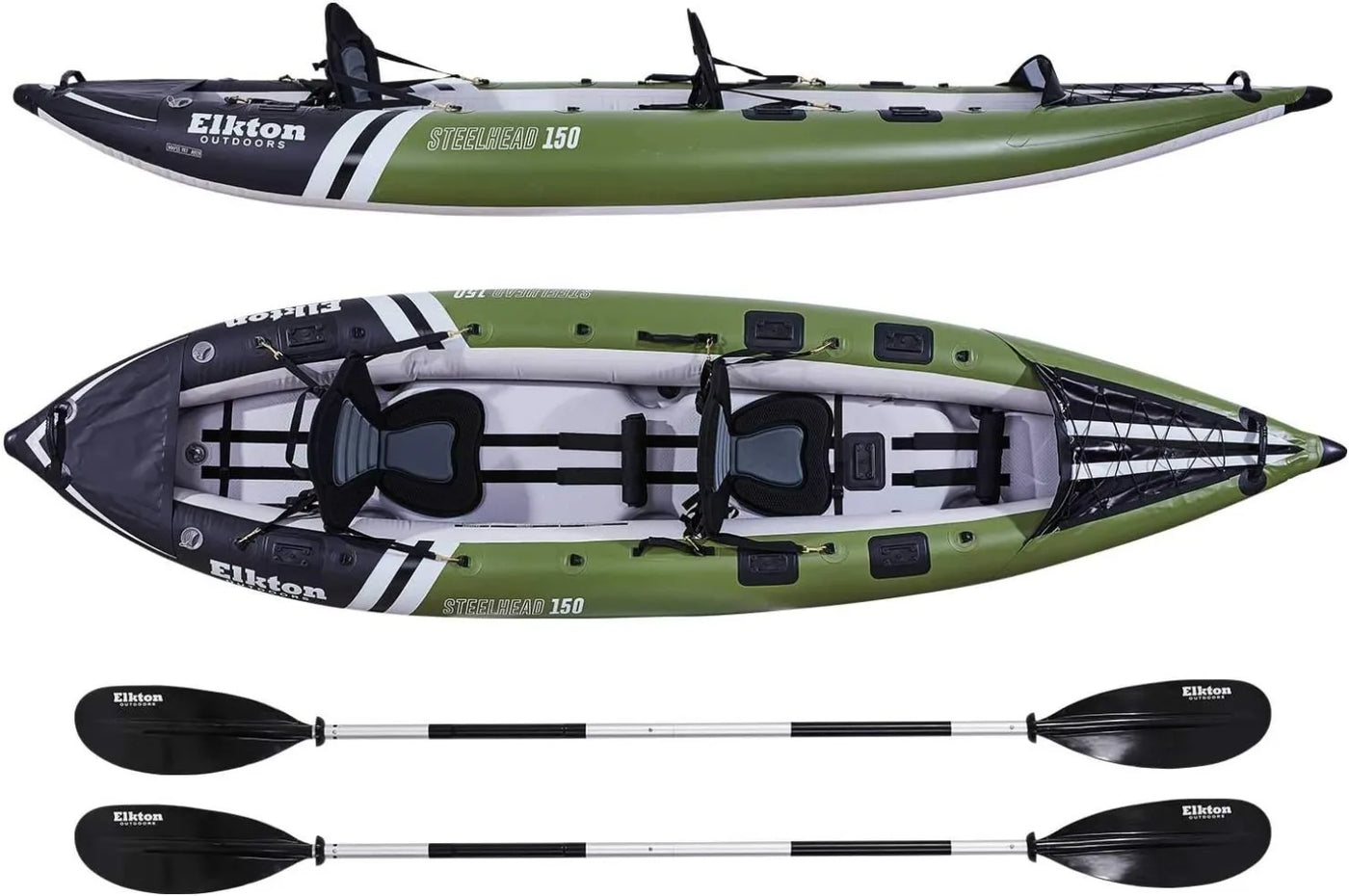 Steelhead Inflatable Fishing Kayak