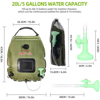 20L Outdoor Camping Shower