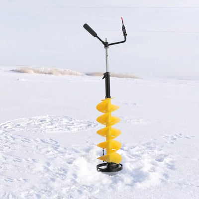 Ice Drill Auger with Universal Drill Adapter