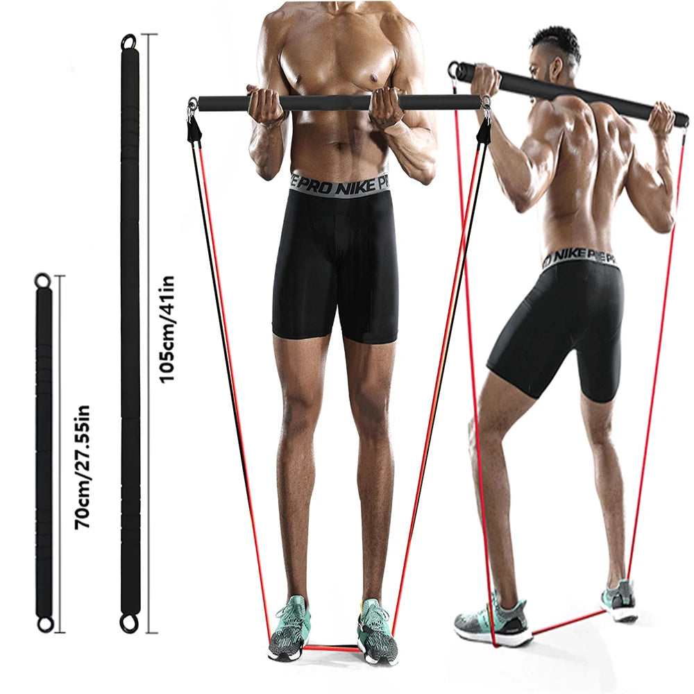 100 - 200lbs Resistance Bands Set