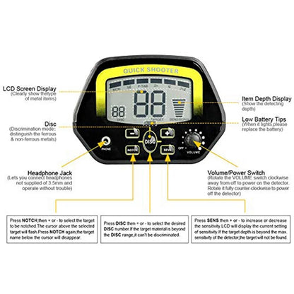 MD4060 Metal Detector - lakescouleeoutdoors