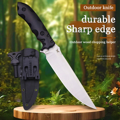 Tactical Straight Knife +K sheath