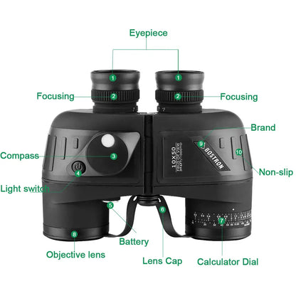 10x50 Marine Binoculars