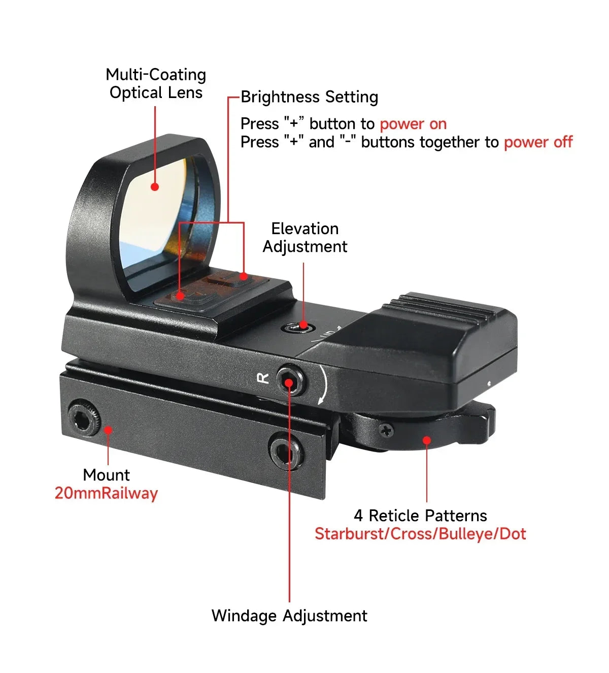 HD101 Red Dot Sight