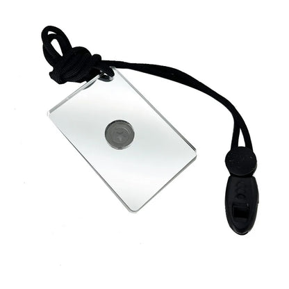 Signal Mirror with Whistle