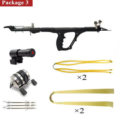 Slingshot Bow Fishing Kit with Reel