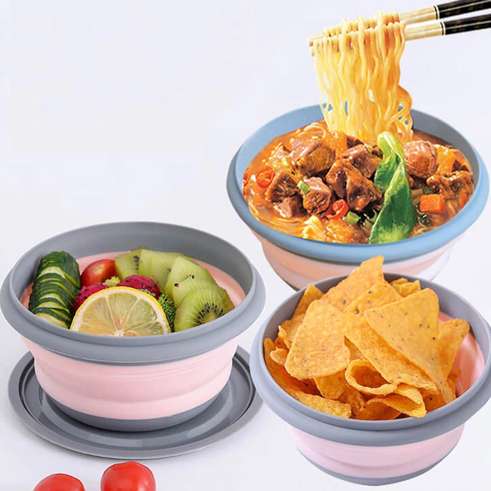 Folding Lunch Box Bowl Set