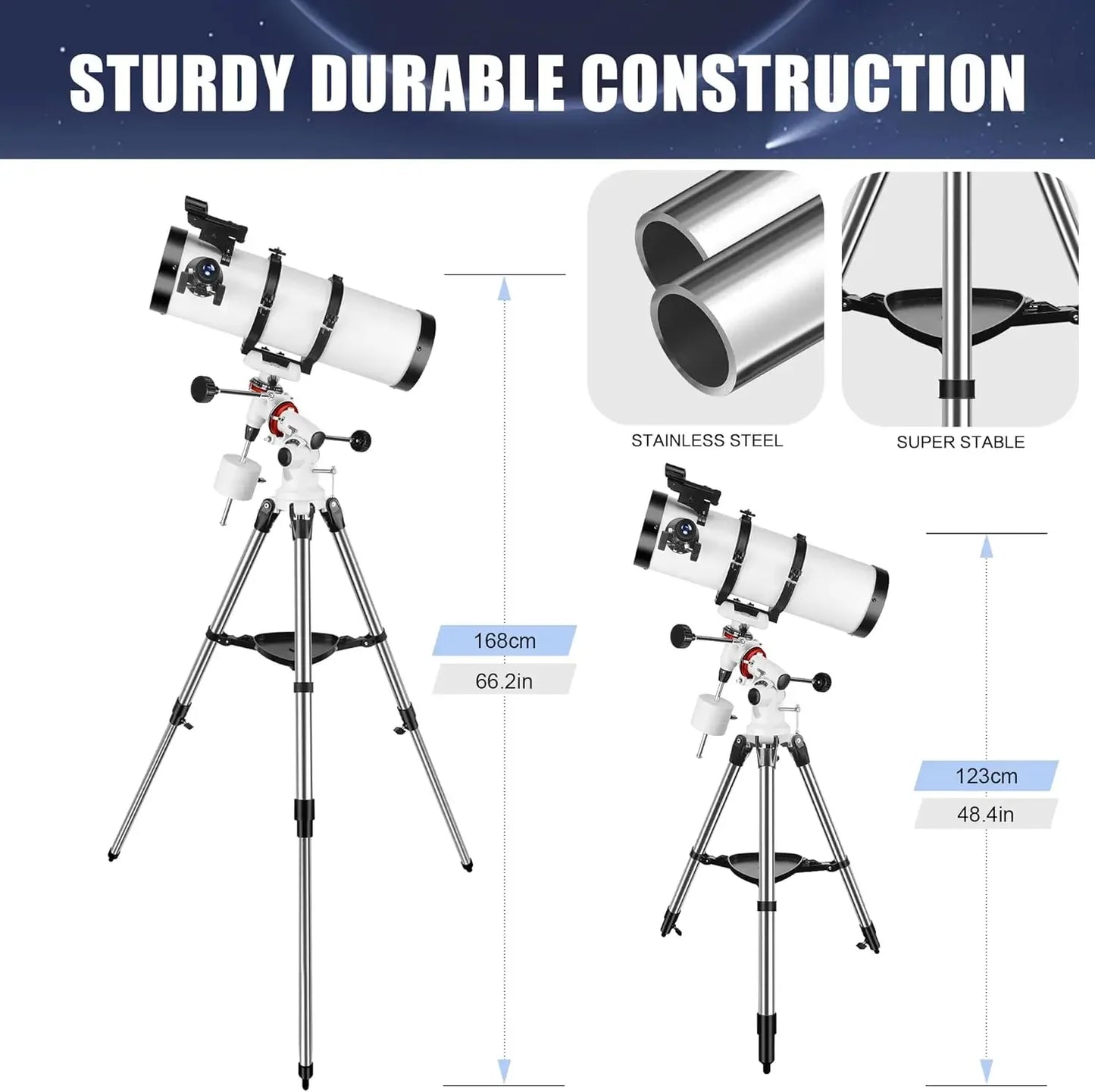 150EQ Astronomical Reflector Telescope