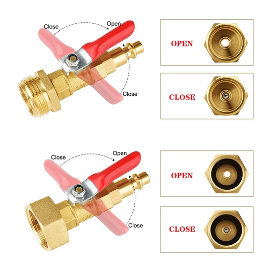 RV Winterize Blowout Adapter Set