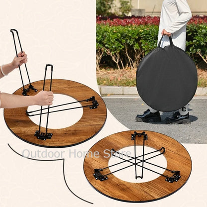 Folding Barbecue Round Table