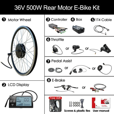 20"-29" Wheel Electric Bike DIY Kit