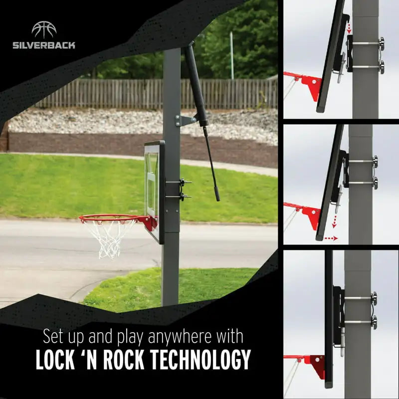 Basketball Hoop with LOCK ‘n Rock Mounting Technology