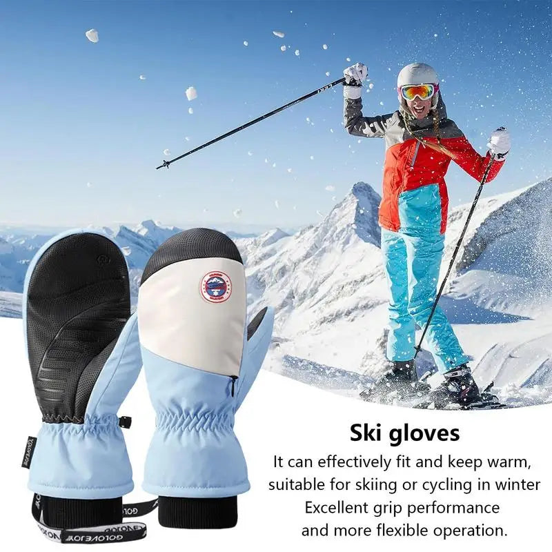 Ski/Snowboard Waterproof Mittens For Men and Women