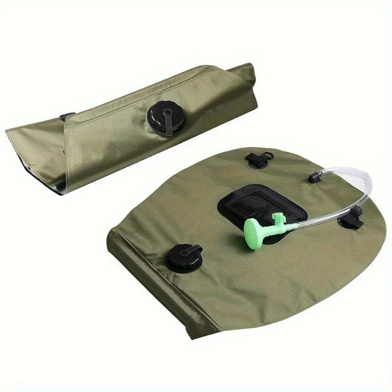 5-gallon solar-heated camping shower
