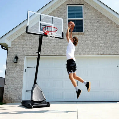 Shatter-proof Polycarbonate Adjustable Basketball Hoop