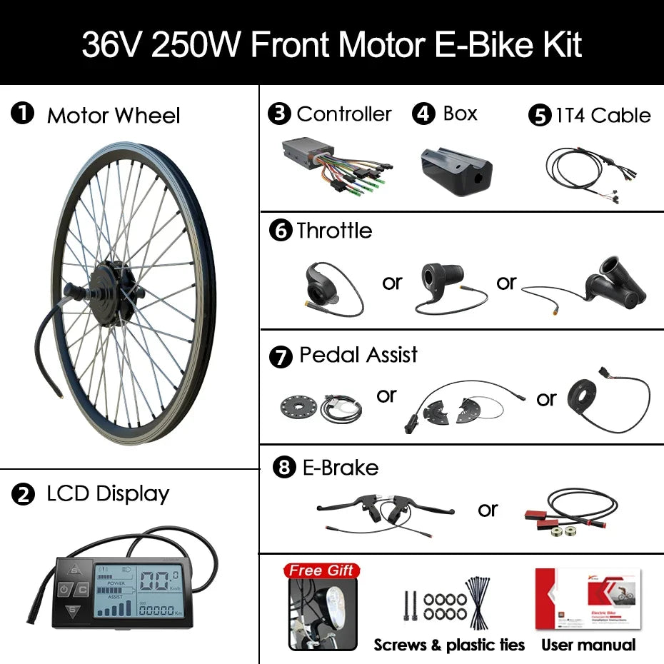 20"-29" Wheel Electric Bike DIY Kit