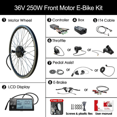 20"-29" Wheel Electric Bike DIY Kit