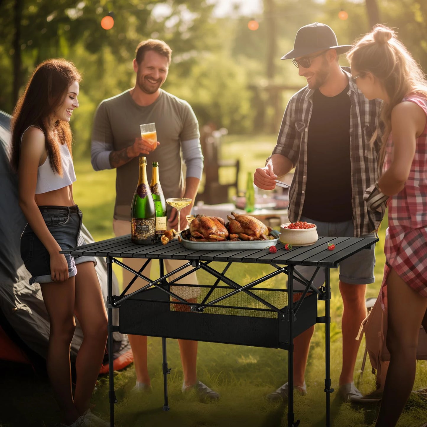 Portable Aluminum Camping Table