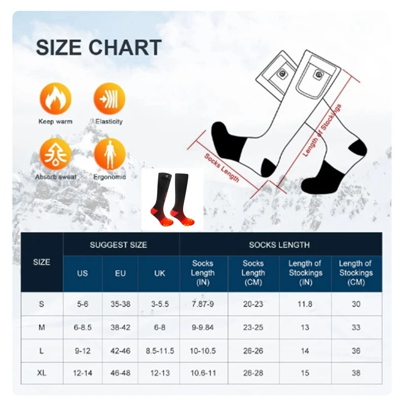 Heated Socks Rechargeable