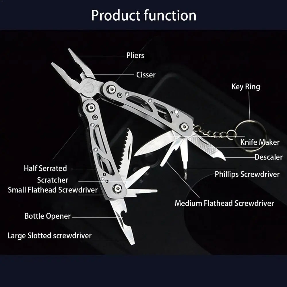 Folding Multi Tool Survival Gear - lakescouleeoutdoors