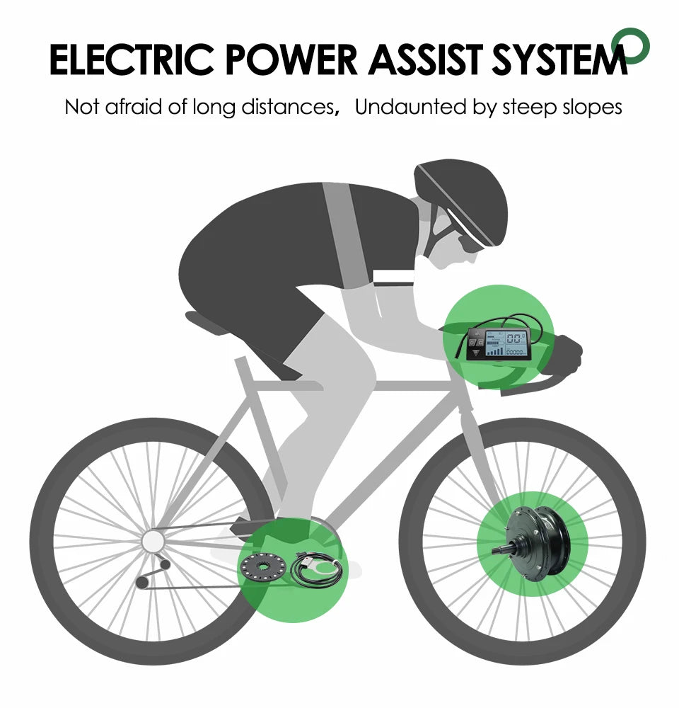 20"-29" Wheel Electric Bike DIY Kit