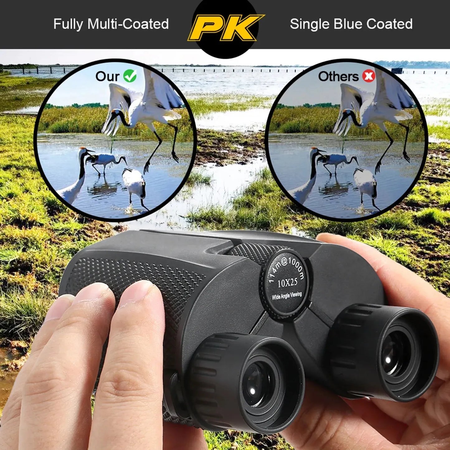 10X25 HD Mini Binoculars