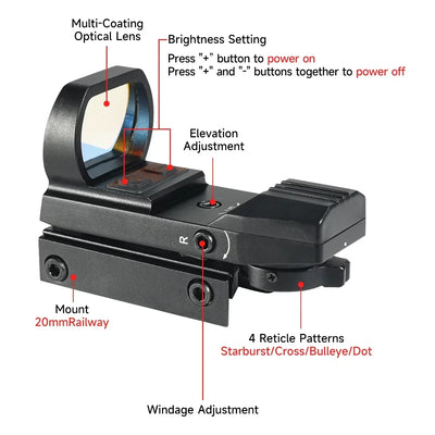 HD101 Red Dot Sight