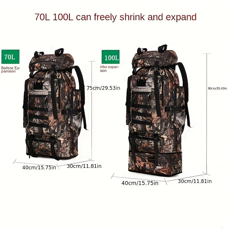 Large Expandable Travel Backpack