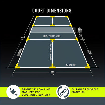 Foldable Pickleball Set