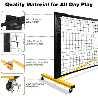 Foldable Pickleball Set